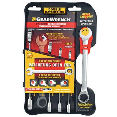 ダブルラチェット・コンビネーション・レンチセット　（インチ）-01