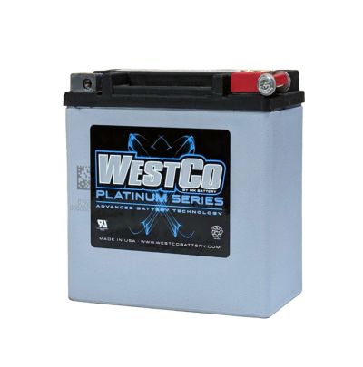 【SALE】スポーツスター XL RH、パンアメリカ PLATINUM SERIES バッテリー WESTCO