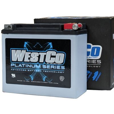 【SALE】ソフテイル＆ダイナ、VRSC、スポーツスター PLATINUM SERIES バッテリー WESTCO