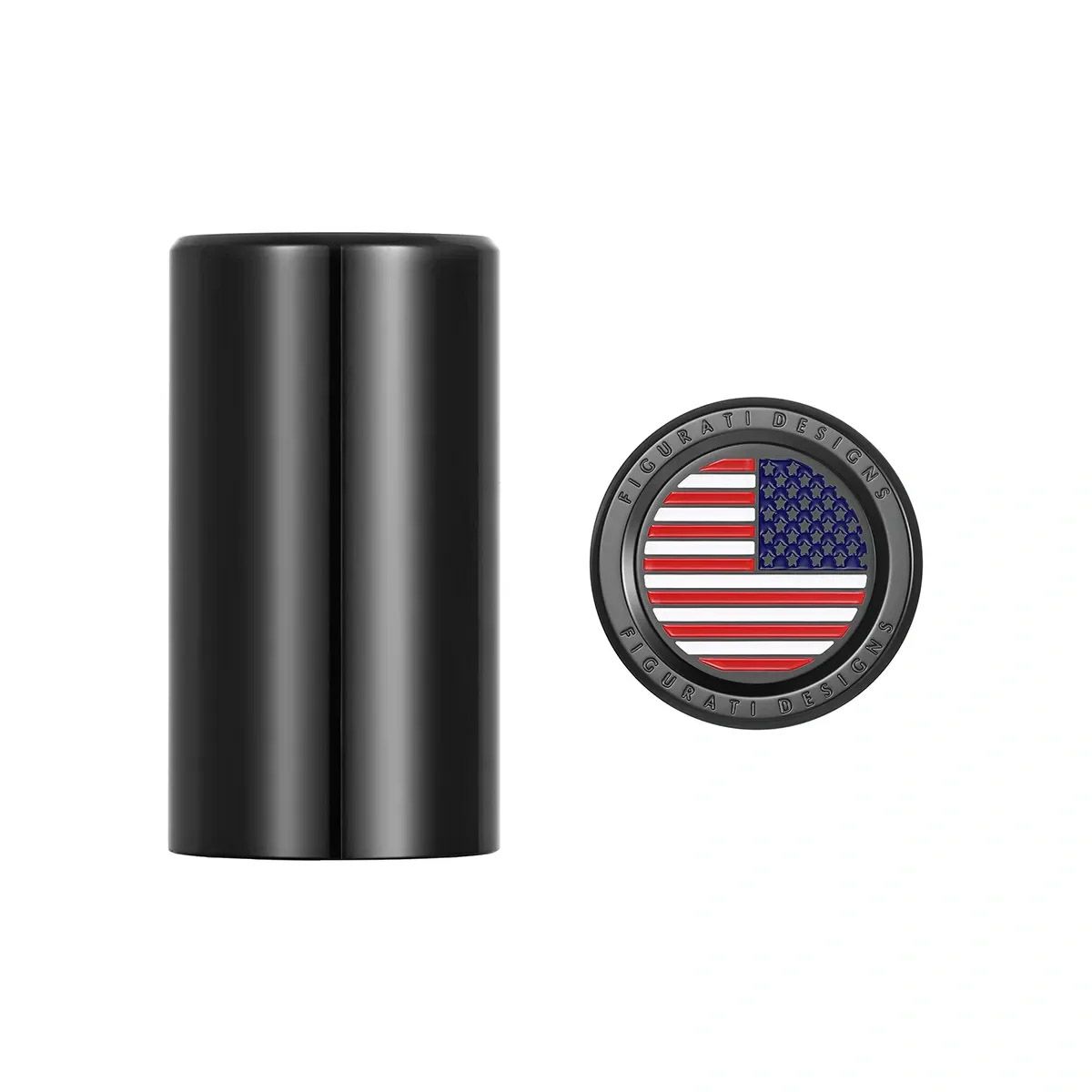 ハーレー ドッキングポイントカバー ロング カラー星条旗デザイン (ブラック)1