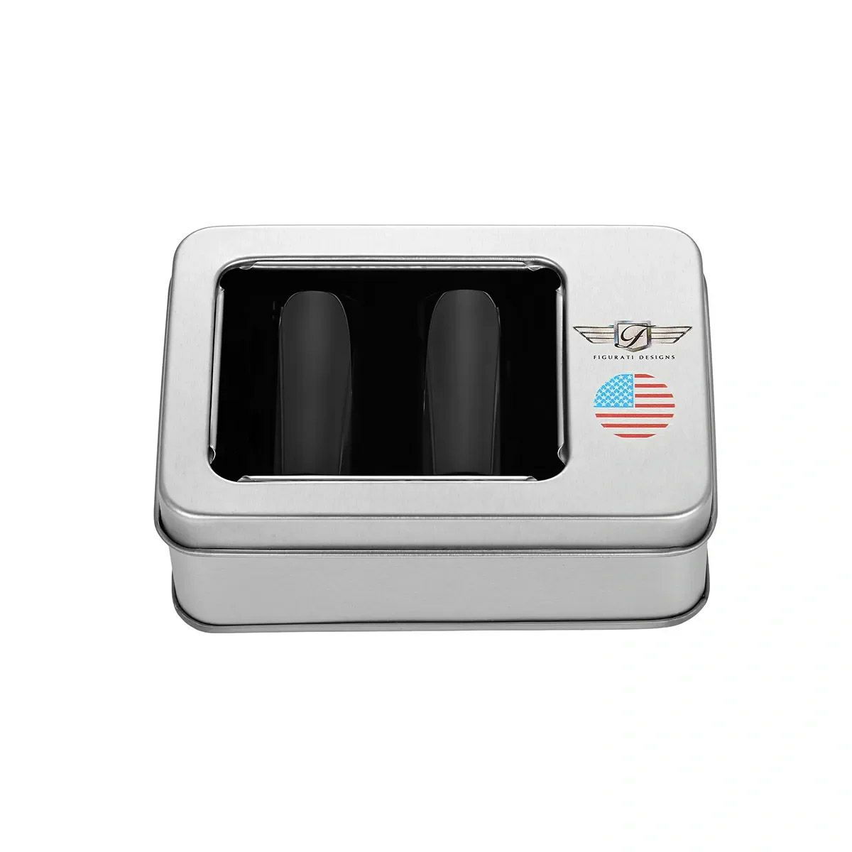 ハーレー ドッキングポイントカバー ロング カラー星条旗デザイン (ブラック)2