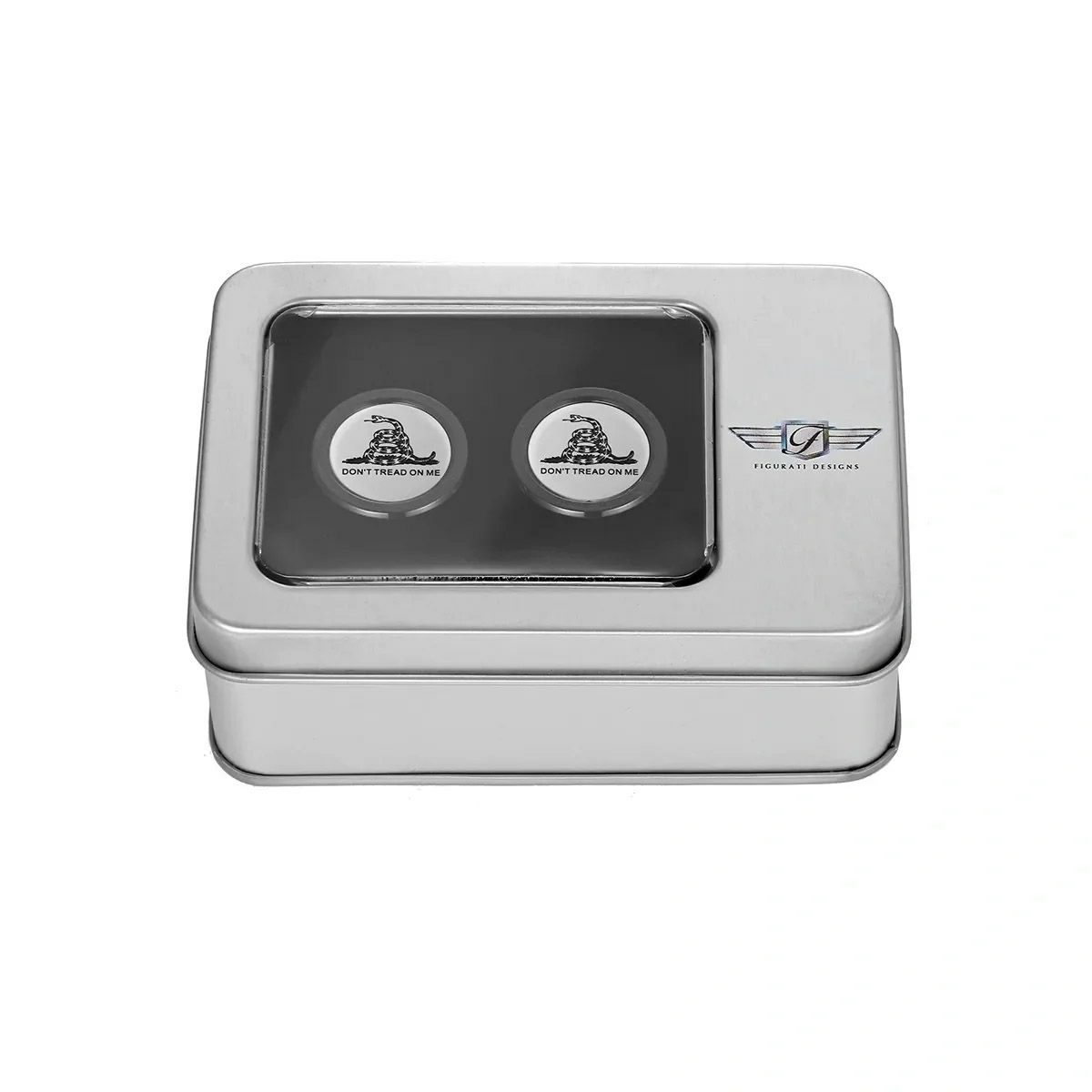 ハーレー ドッキングポイントカバー ショート Dont Tread on Meデザイン (ブラック)2