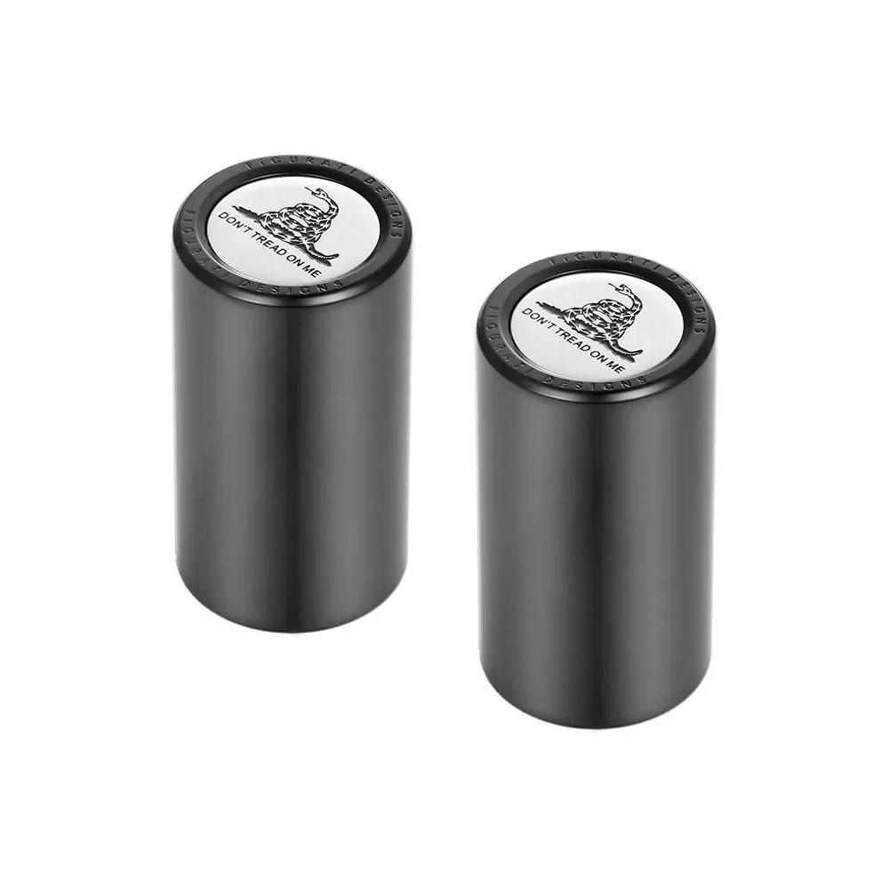 ハーレー ドッキングポイントカバー ロング Dont Tread on Meデザイン (ブラック)