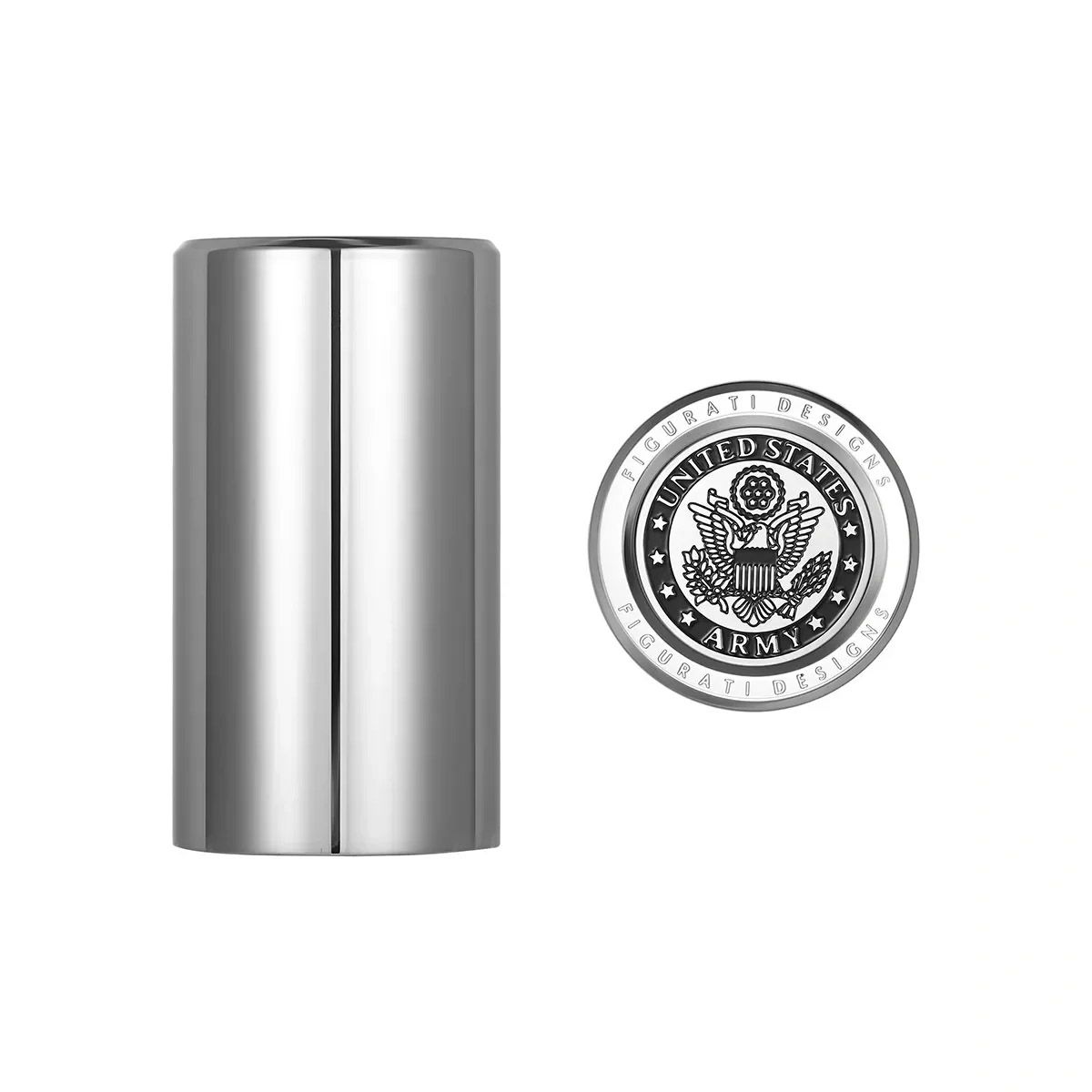 ハーレー ドッキングポイントカバー ロング USアーミーデザイン (シルバー)1