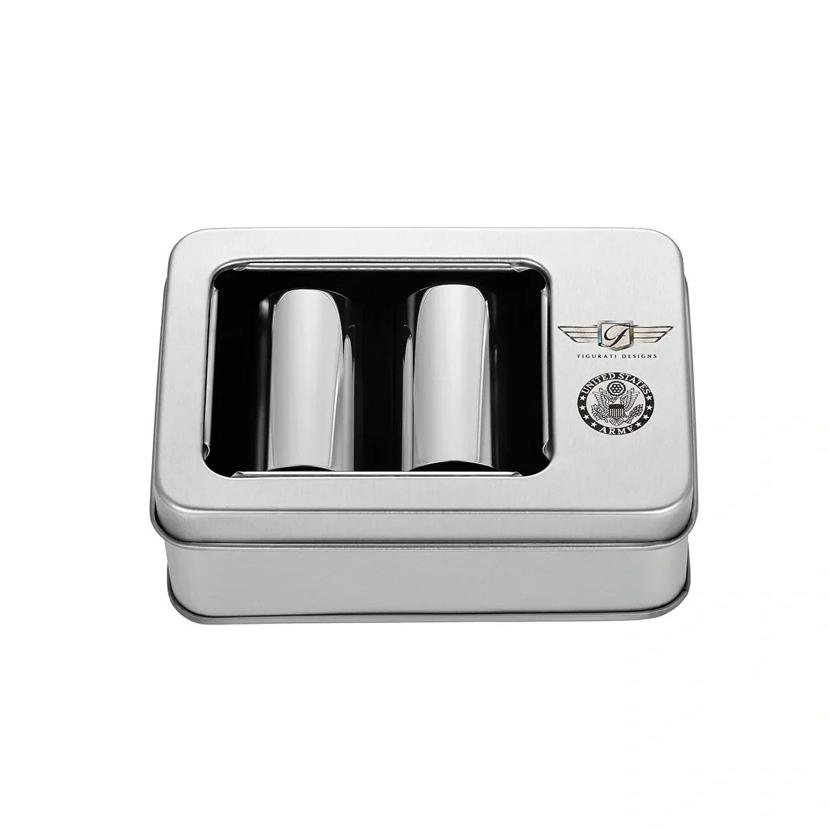 ハーレー ドッキングポイントカバー ロング USアーミーデザイン (シルバー)2