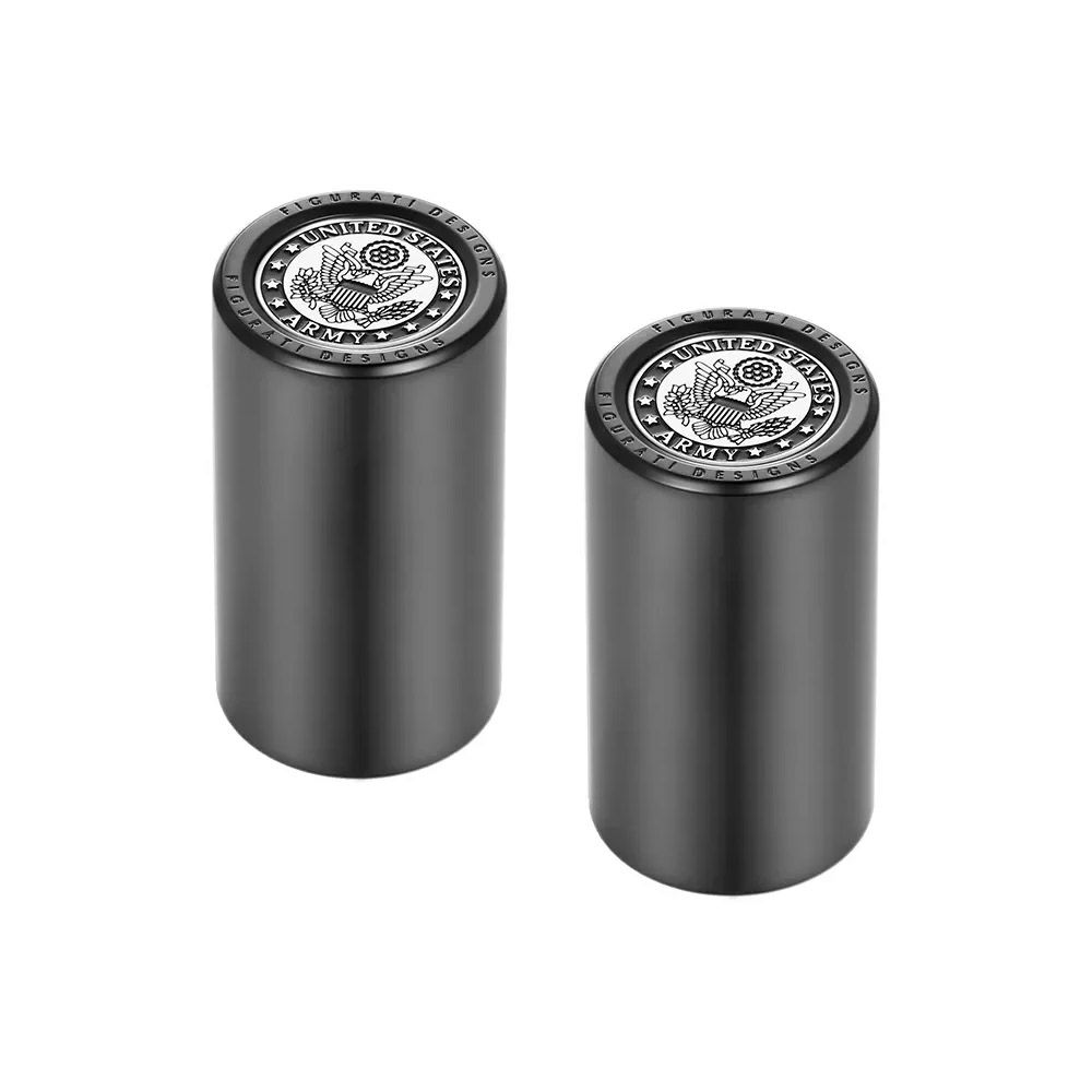 ハーレー ドッキングポイントカバー ロング USアーミーデザイン (ブラック)