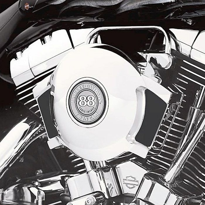 スムーズ・エアクリーナーカバー - Harley Davidson | アンバー