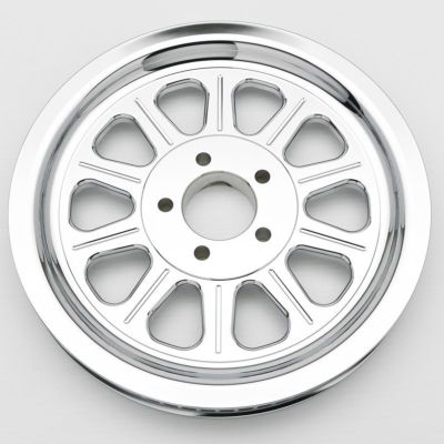 【セール】2000～2006 ソフテイル リボルバー・10スポーク プーリー 70T (クローム)