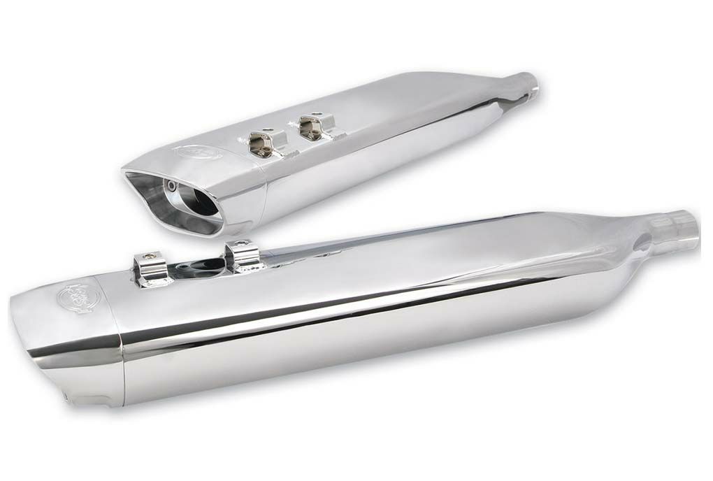 S＆S SPO・スリップオンマフラー クロームエンドキャップ 1995～2016ツーリング-02