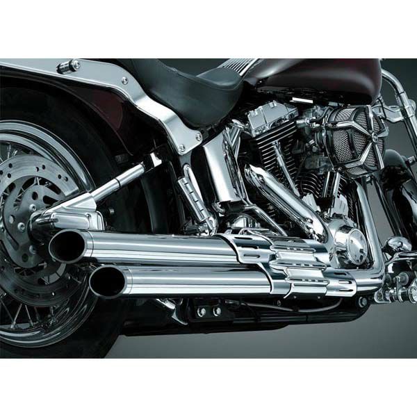 クリアキン クラッシャーパワーセル・スタッガードデュアル　クローム　'86～'ソフテイル用-01