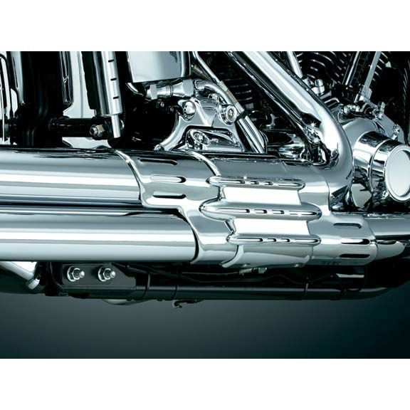 クリアキン クラッシャーパワーセル・スタッガードデュアル　クローム　'86～'ソフテイル用-02