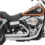 バッサーニ(Bassani)　ファイアースウィープマフラー　クローム