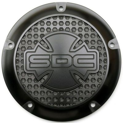 サンディエゴカスタムズ M8ソフテイル ヘックス・ダービーカバー (ブラック)