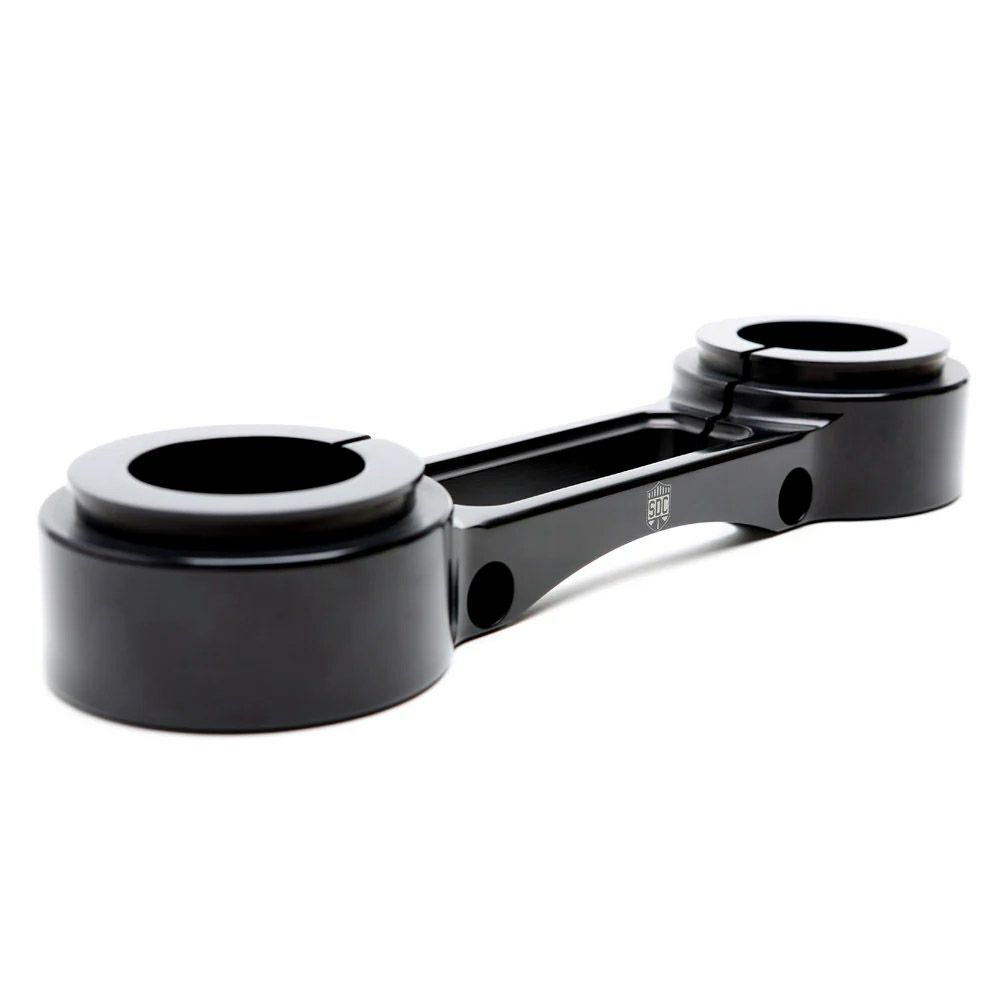 サンディエゴカスタムズ プロシリーズ・39mm フォークブレース　フォークブーツ装着可 (ステルスブラック)3