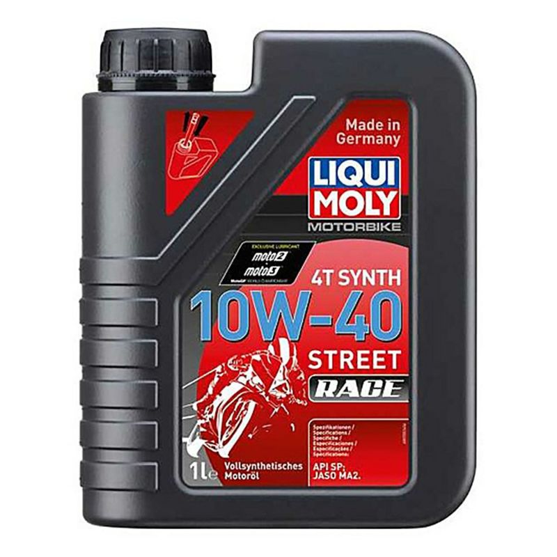 リキモリ モーターバイク 4T シンセ 10W-40 ストリート レース エンジンオイル (1L)