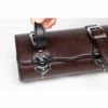 デグナー DTB-3 シンセティックレザー オーバル・ツールバッグ 1.5L (ブラウン)3