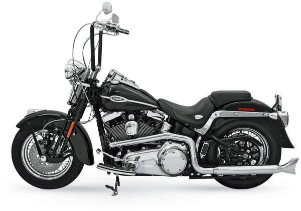 バッサーニ(Bassani)　True Dual Head Pipe(左右出し独立管エキパイ) ソフテイル用-01