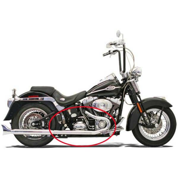 バッサーニ(Bassani)　True Dual Head Pipe(左右出し独立管エキパイ) ソフテイル用-02