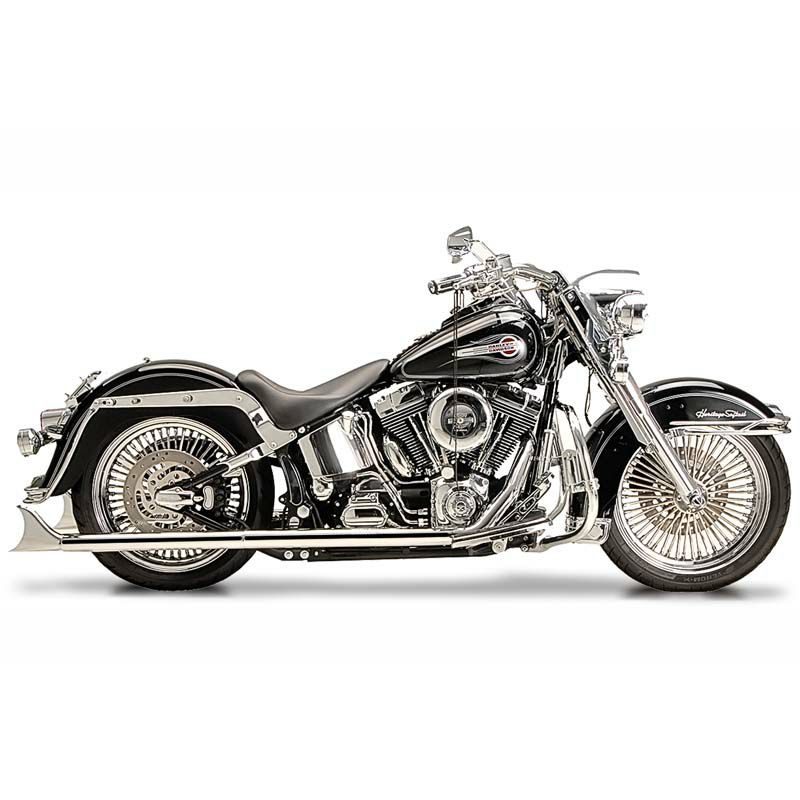 サムソン　TRUE DUALS・28インチマフラー(左右両出しマフラー)　'07～'11ソフテイル-01