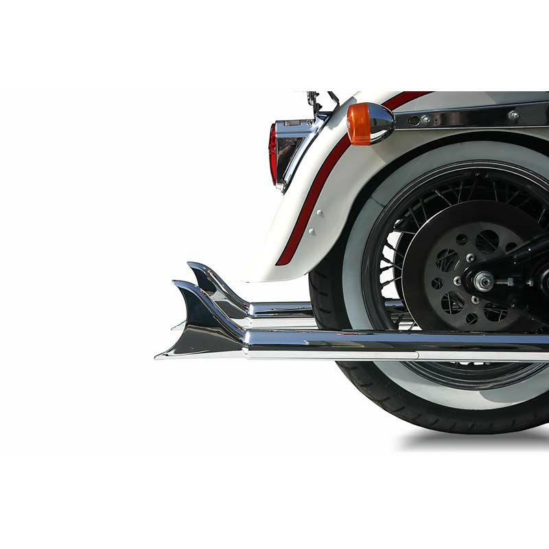 【アウトレット】サムソン　TRUE DUAL CROSSOVER HEAD PIPE用33インチマフラー-01