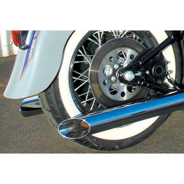 サムソン　CROSSOVER HEAD PIPE用26インチスラッシュカットマフラー-01