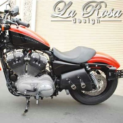 La Rosa Design スポーツスター・スイングアームバッグ（本革）　カントリータン-02