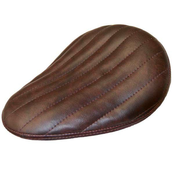 La Rosa Design チョッパーホバー　13インチ　baSick　ソロシート　タックロール　ブラウン-01