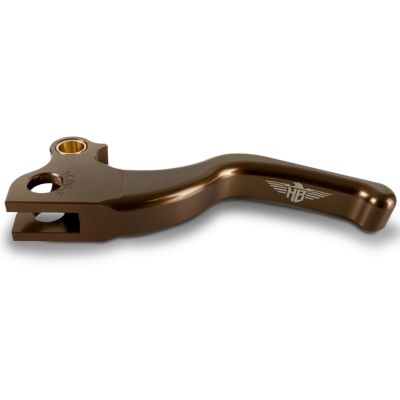 ダイナ、スポーツスター、ソフテイル、ツーリング ショートレバー セット (ブロンズ) ハインツバイクス