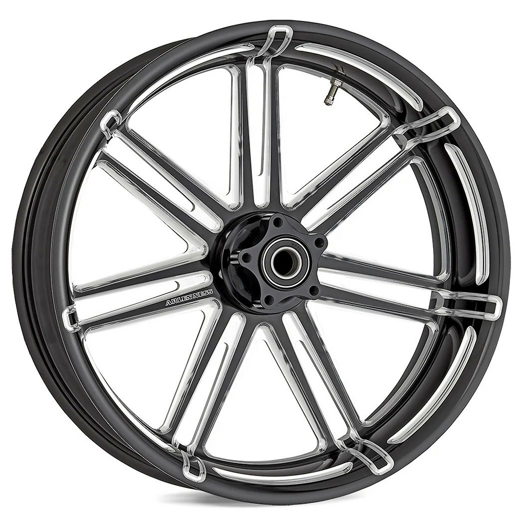 アレンネス 7バルブ 鍛造アルミホイール 18x5.5 (ブラック)