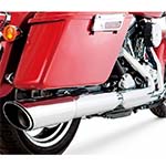 バンス＆ハインズ FLD用 TWIN SLASH 2-INTO-1 スリップオンマフラー-01