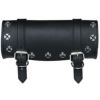 La Rosa Design 本革フォークバッグ　ブラックスタッド-01