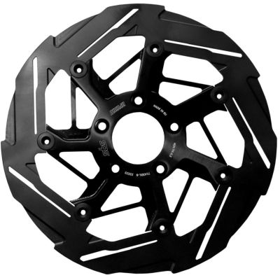 KODLIN 7スポーク・フロントブレーキローター11.8インチ 左用 (ブラック) コドリン by SBS