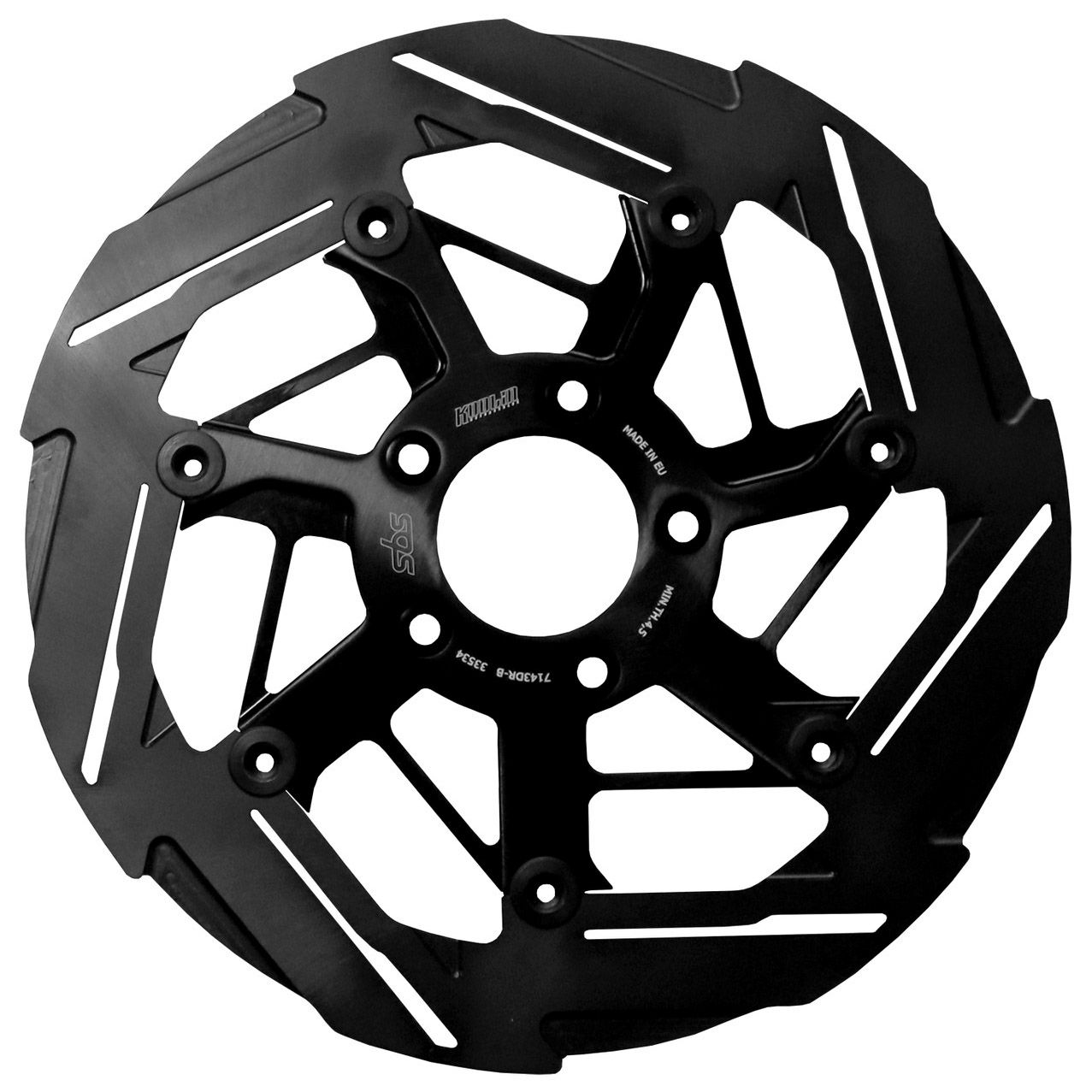 M8 ソフテイル 他 7スポーク・フロントブレーキローター11.8インチ 右用 (ブラック)