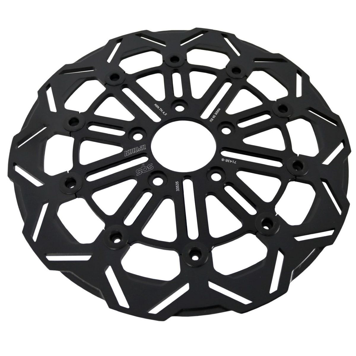 M8 ソフテイル 他 10スポーク・フロントブレーキローター11.8インチ (ブラック)3