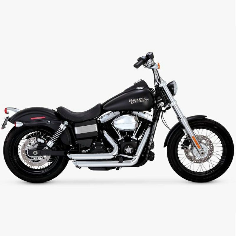 Vance&Hines（バンス＆ハインズ） Shortshots Staggered クローム ダイナ-02