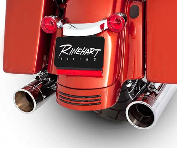 RINEHART(ラインハート) 4インチ スリップオンマフラー クローム 