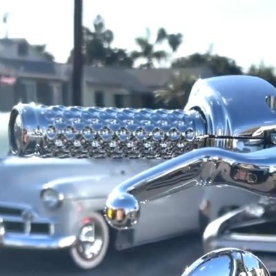 サイクルスミス シュレッダー・ハーレー 電子制御スロットル用 グリップ (クローム)