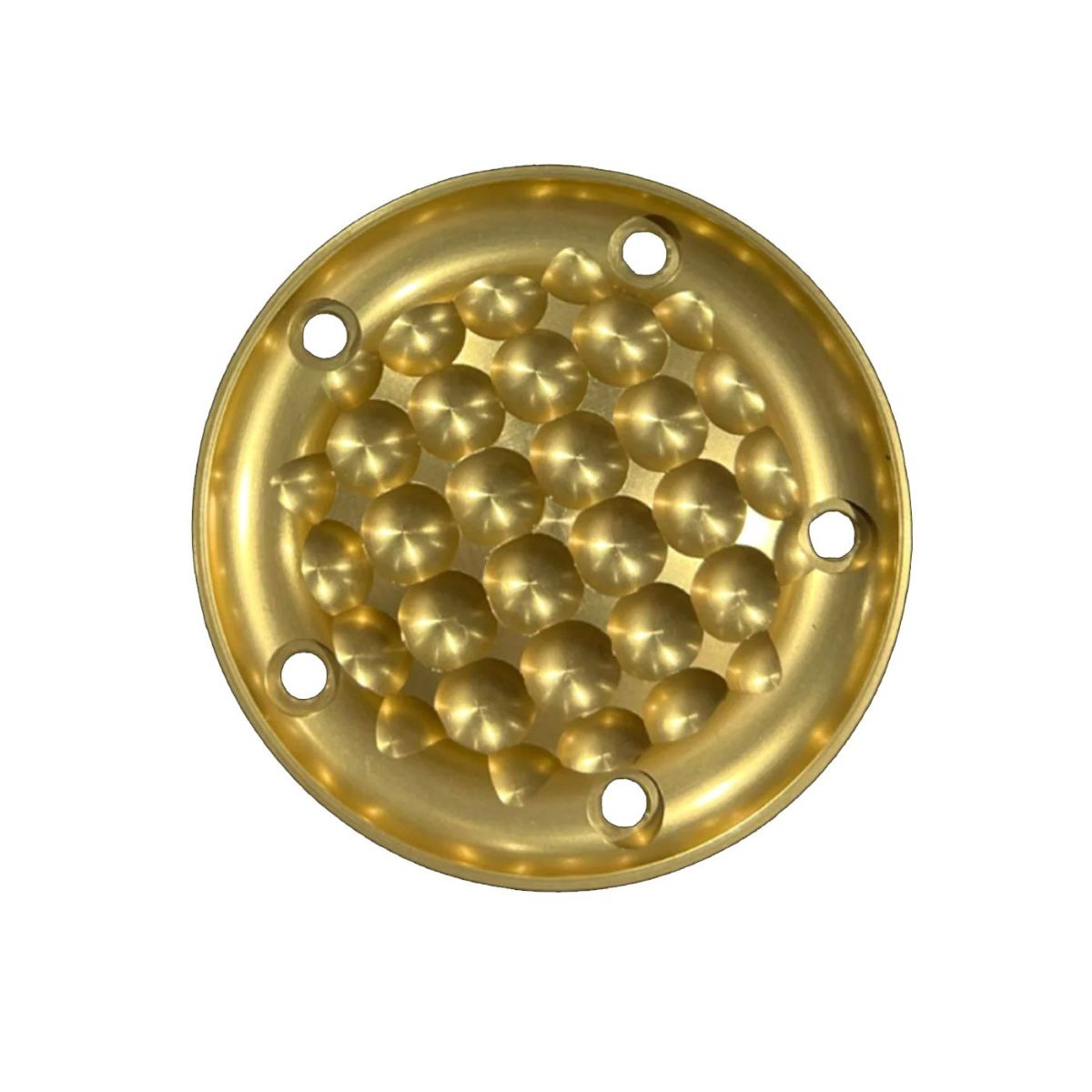  ツインカム ツーリング、ダイナ、ソフテイル シュレッダー・タイマーカバー (ゴールド)