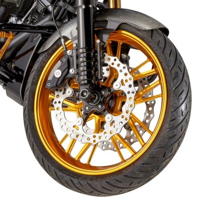 アレンネス ホイール ハブカートリッジ用 320mmスポークマウントローター・アダプター (ブラック)