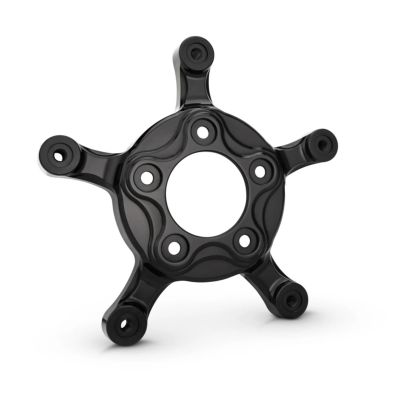 2000以降 ハーレー用 フロント  320mmスポークマウントローター・アダプター (ブラック) アレンネス
