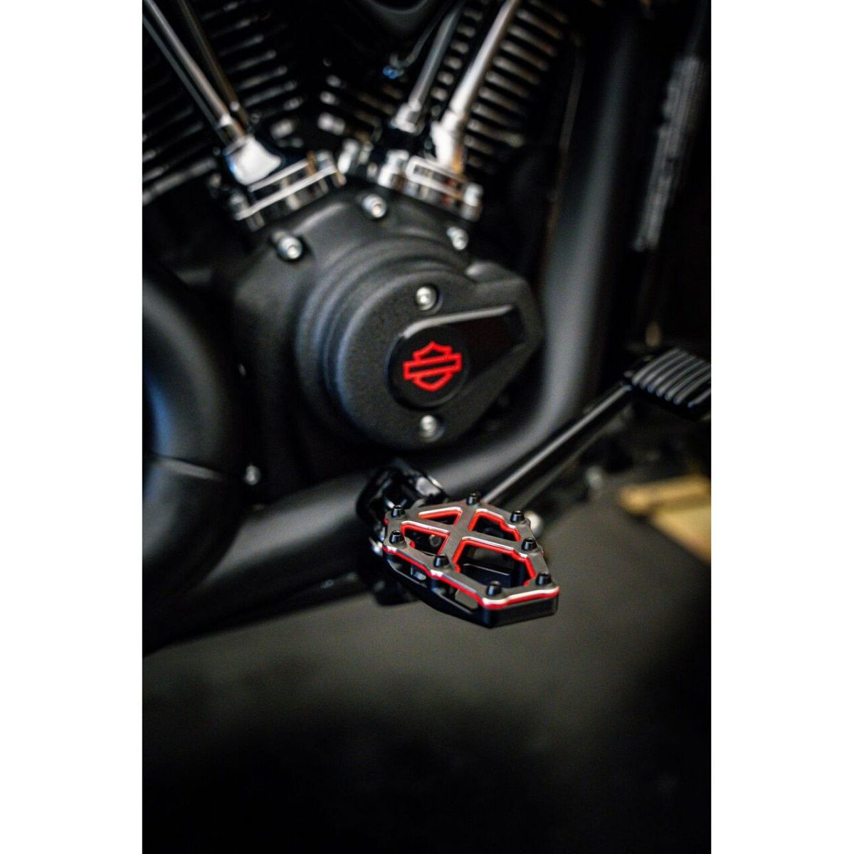 NXL レッドライン・ミッドコントロール用フットペグ3