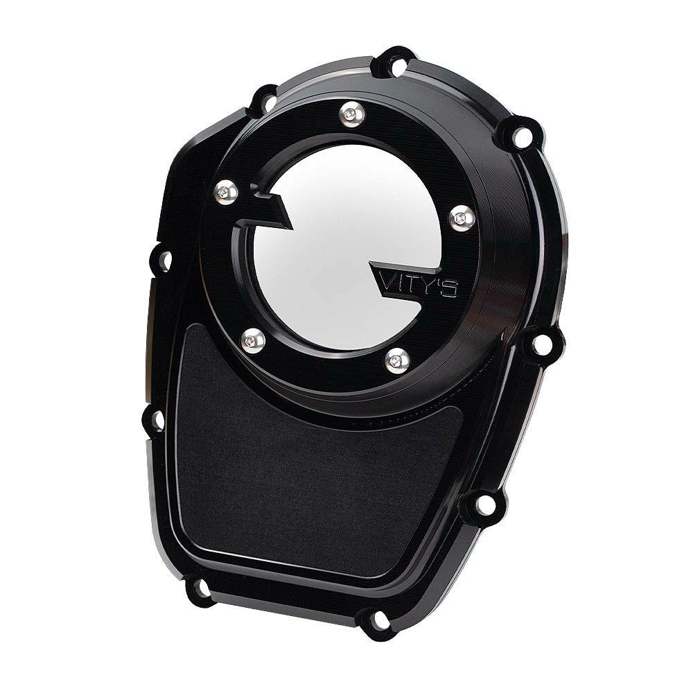 M8モデル用 MASSIVE カムカバー ブラック Vitys Design （ビティーズデザイン）