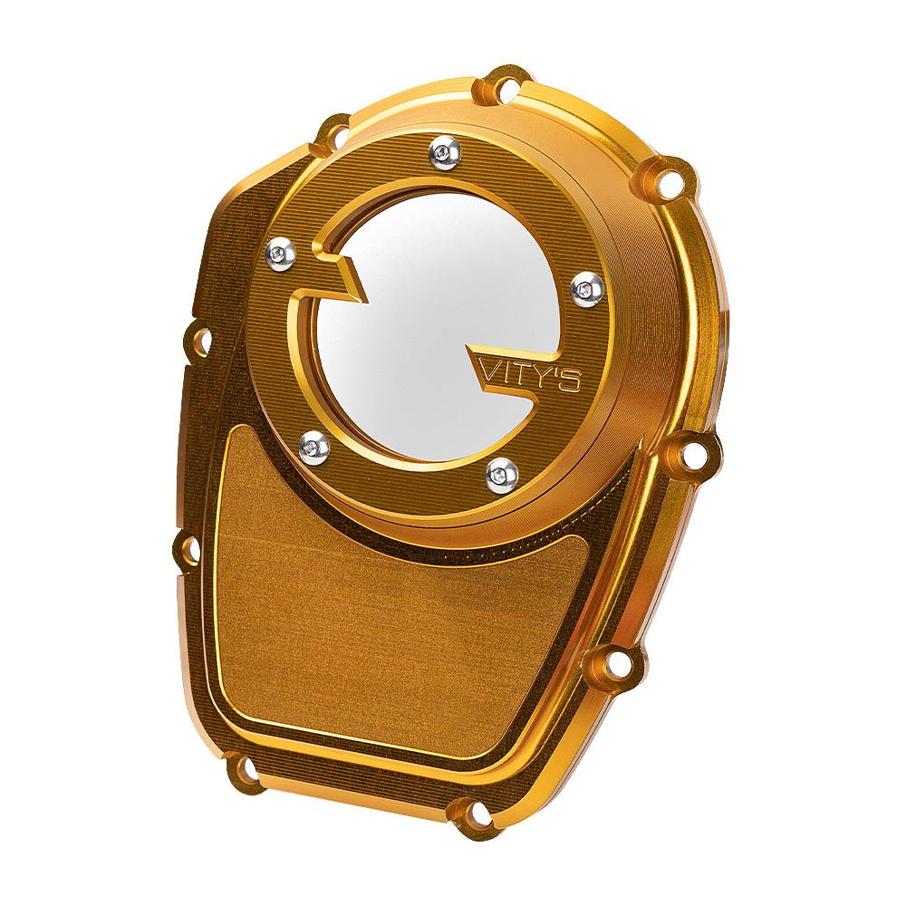 M8モデル用 MASSIVE カムカバー ゴールド Vitys Design （ビティーズデザイン） 3