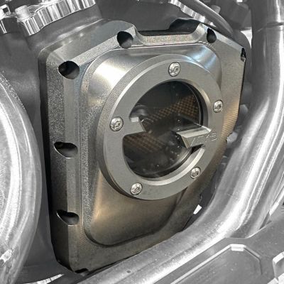 ツインカムモデル用 MASSIVE カムカバー シルバー Vitys Design （ビティーズデザイン）