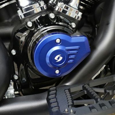 2024以降 ツーリング、2025以降 ソフテイル タイマーカバー (ブルー) スピードラ