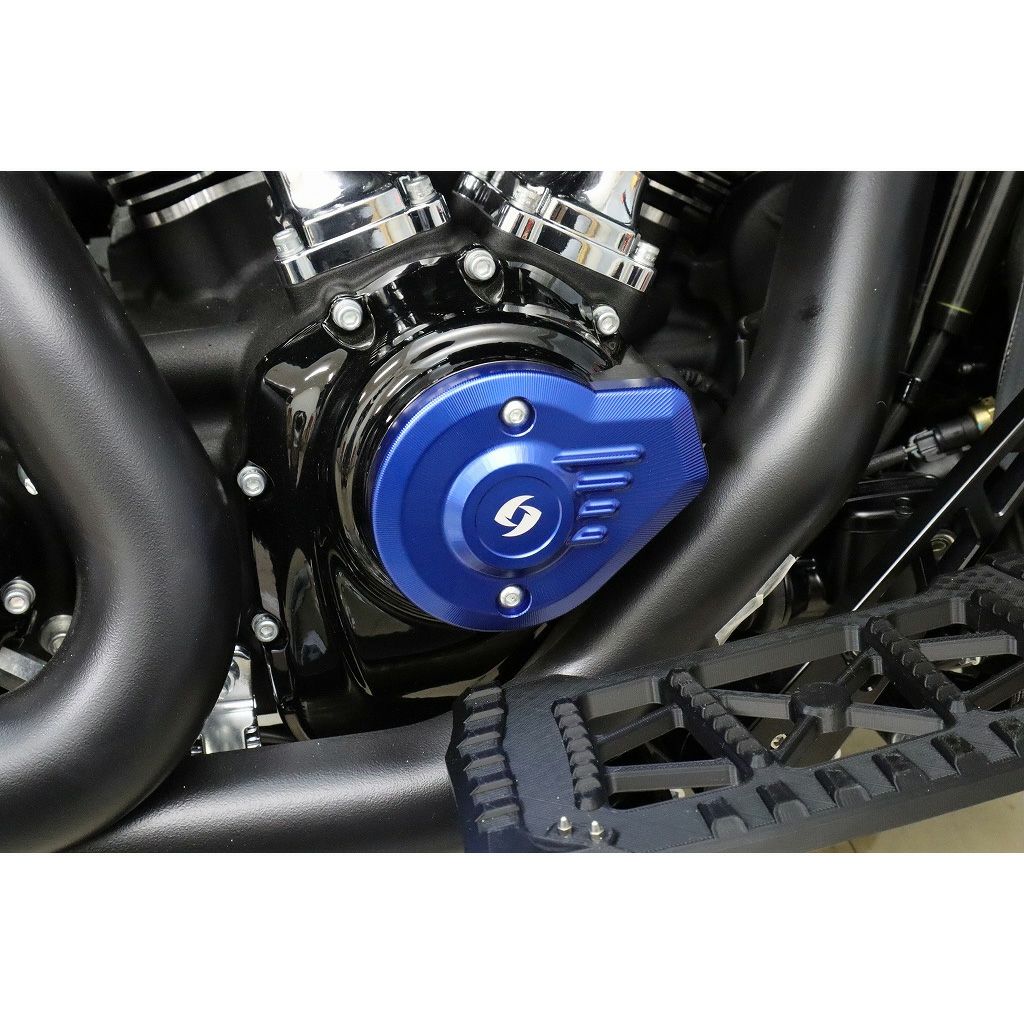 2024以降 ツーリング、2025以降 ソフテイル タイマーカバー (ブルー)2