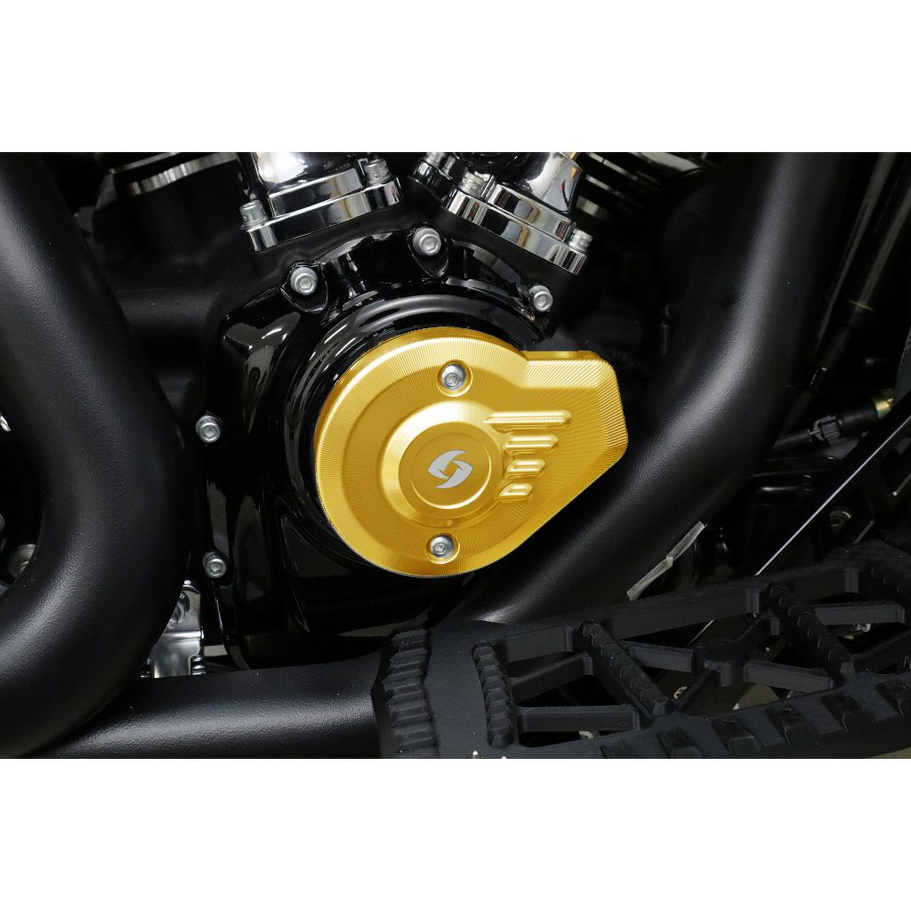 2024以降 ツーリング、2025以降 ソフテイル タイマーカバー (ゴールド)2