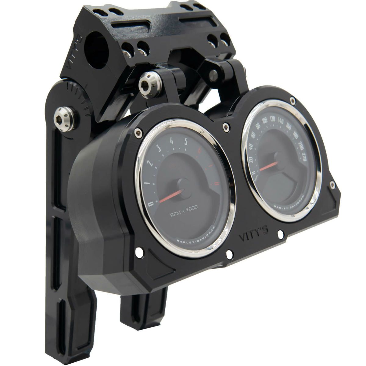 2018～2021 FXLRS アジャスタブル ダブルゲージハウジング ブラック Vitys Design （ビティーズデザイン） 2