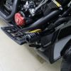 2014以降 ツーリング、2018以降 ソフテイル 純正クラッシュバー用 アルミスライダー (ブラック)