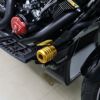 2014以降 ツーリング、2018以降 ソフテイル 純正クラッシュバー用 アルミスライダー (ゴールド)